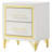 Leliea White 2-drawer Nightstand