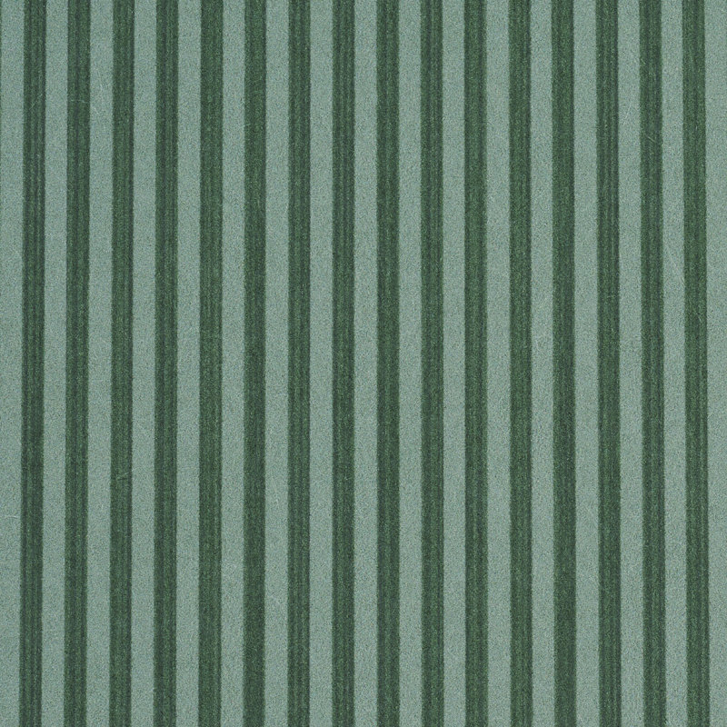 Edwin Stripe Narrow Wallpaper, Dark Green