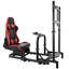 Anman G920 Sim Racing Cockpit avec siège et meuble télé compatible Logitech Thrustmaster, ne comprend pas le volant, les roues et les pédales, ni le frein à main Shifter