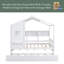 Lit simple en bois avec lit gigogne en bois, conception moderne pour enfants avec tablette de rangement-1362428987-1362428986