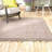 Fitzwater Natural Fiber Hand Woven Jute Striped Rug-1027625500