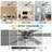72 Inch Ceiling Fan with Light Chrome Extra Large Ceiling Fan Dimmable, 6 Speed DC Motor Ceiling Fans for Living Room-437049009
