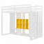 Lit mezzanine avec rangement intelligent et garde-robe ouvert-805548651-805548653