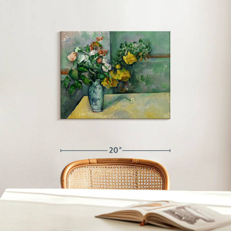 Nature morte dans un vase, H 16 po x l 20 po