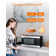 Commercial Chef 1.1 Cu Ft Microwave with 10 Power Levels, Stainless Steel