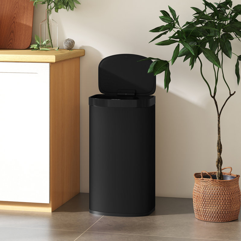 Stainless Steel Motion Sensor Kitchen Trash Can - 55L