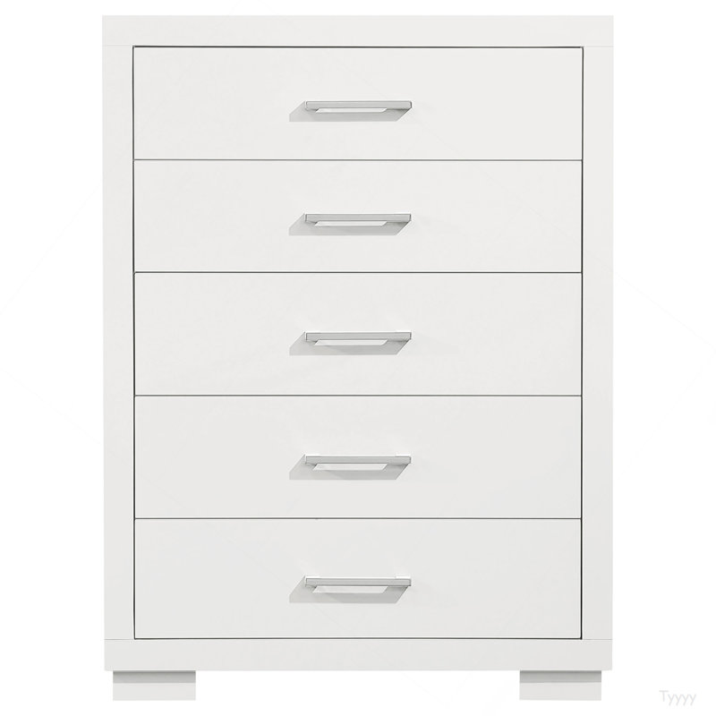 Commode de chambre 5 tiroirs Polk