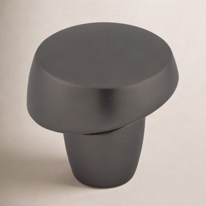 Florham Round Cabinet Knob, Ash Gray