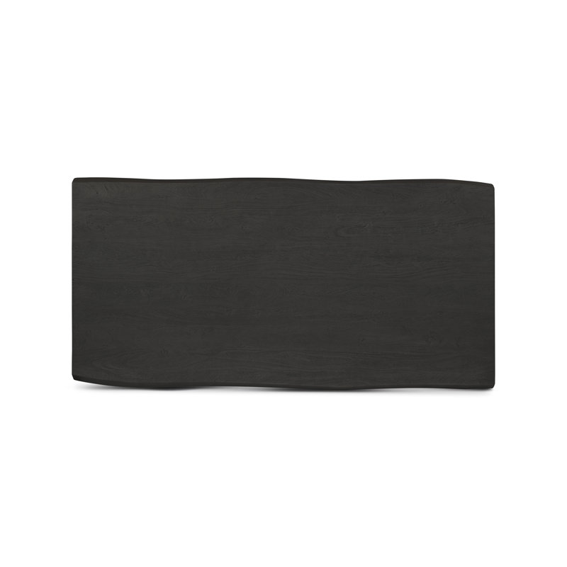 Brooks Dining Table, 29.75"H x 79"L x 40"W, Ebonized, Black