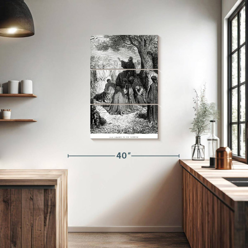 Adella Jesus Preaching, 38" H x 24" W