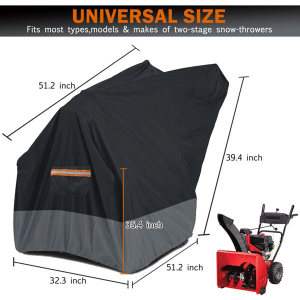  HOMEYA Snow Blower Cover, 600D Snowblower Cover