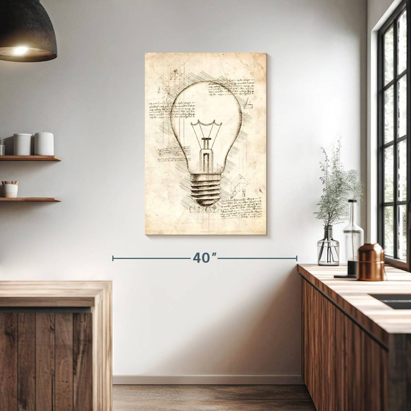 Laelle Light Bulb, 39" H x 26" W