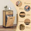 Wood Cabinet Laundry Hamper