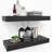 Sydney 16" W x 6" D Floating Shelves Set with Invisible Wall Mount Brackets-64526482