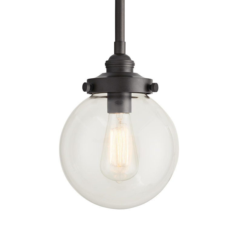 Reeves 1 - Light LED Outdoor Pendant, Aged Iron