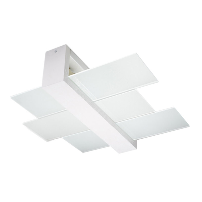 Karragullen Frosted Glass Flush Mount, White
