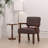 32.6'' Tall Modern Leather Tufted Upholstered Accent Armchair With Solid Wood Frame-325981092