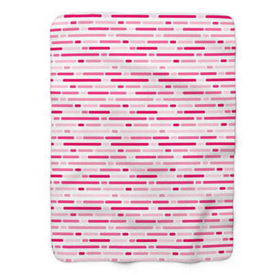 Pink Love Joy - couverture en sherpa de qualité supérieure 1 pièce