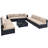 9 - Person Patio Conversation Set with Cushions-42527506