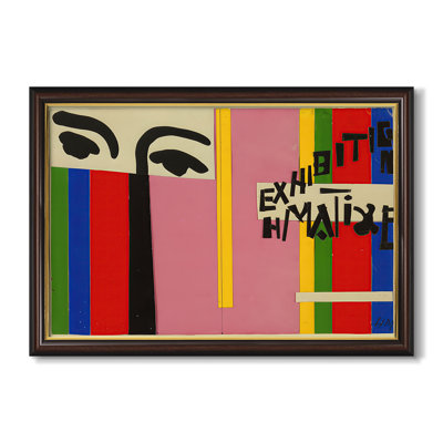 Design for Cover of Exhibition Catalogue, 1951-Henri Matisse-Custom Framed Canvas
