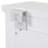 White Space - Saving Floating Makeup Vanity With Big Mirror, Wall Mounted Storage 3 Drawers, 5 Pockets & Hooks Unit For Small Decor