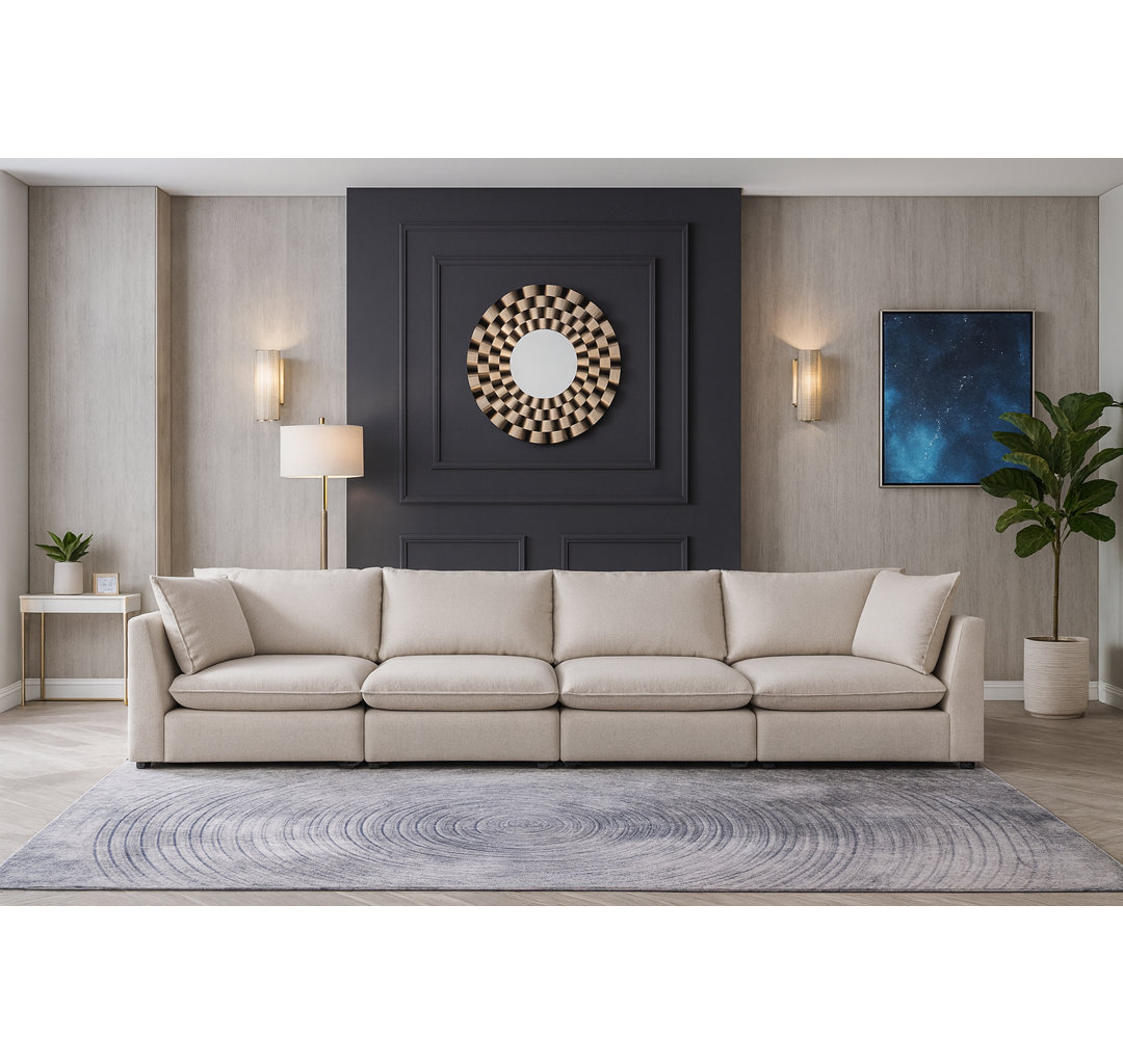 Tupman 160'' Upholstered Sofa Wade Logan® 