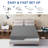 14 Inch Green Tea Medium Firm Gel Memory Foam Mattress , Bed Mattress In A Box Washable Cover-112963326