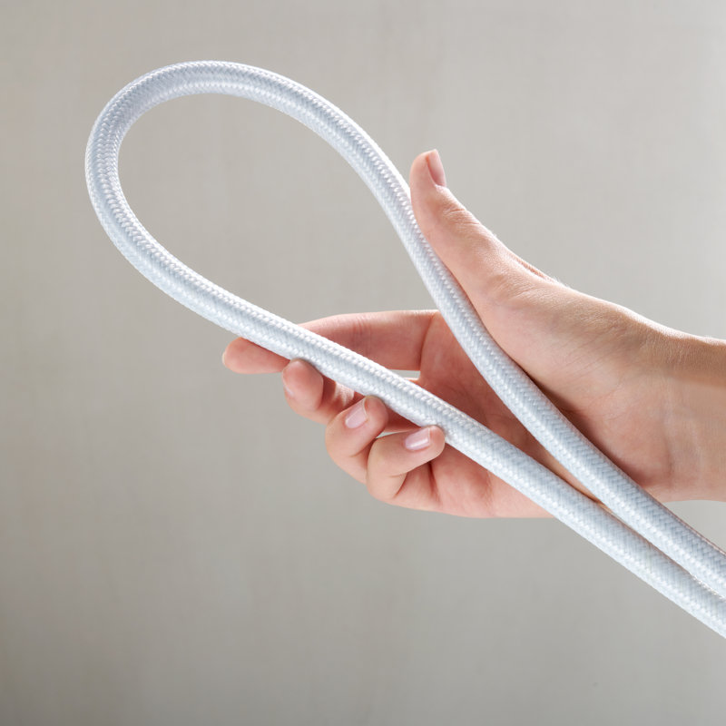 Hansgrohe Designflex Textile Handshower Hose, 63", White