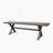 Modern Outdoor Aluminum Dining Bench