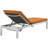 Shore Outdoor Patio Aluminum Chaise with Cushions-1339777570