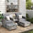 Idamarie Wicker Conversation Set with Ottoman -90802522-105270513