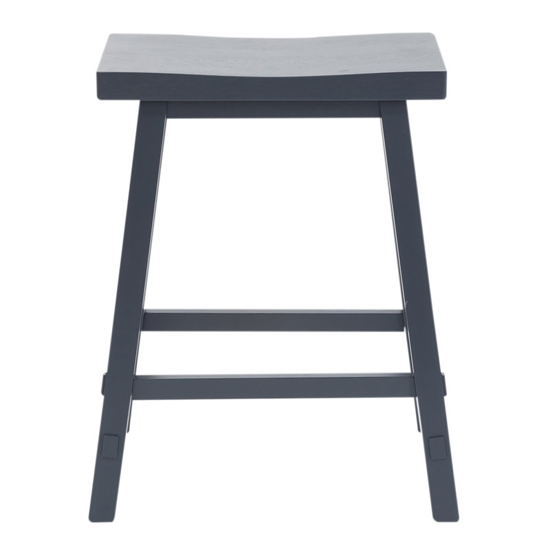 Tabouret de bar 24 po avec patins Knaack, Marine, Tabouret de comptoir (siège d'une hauteur de 24 p