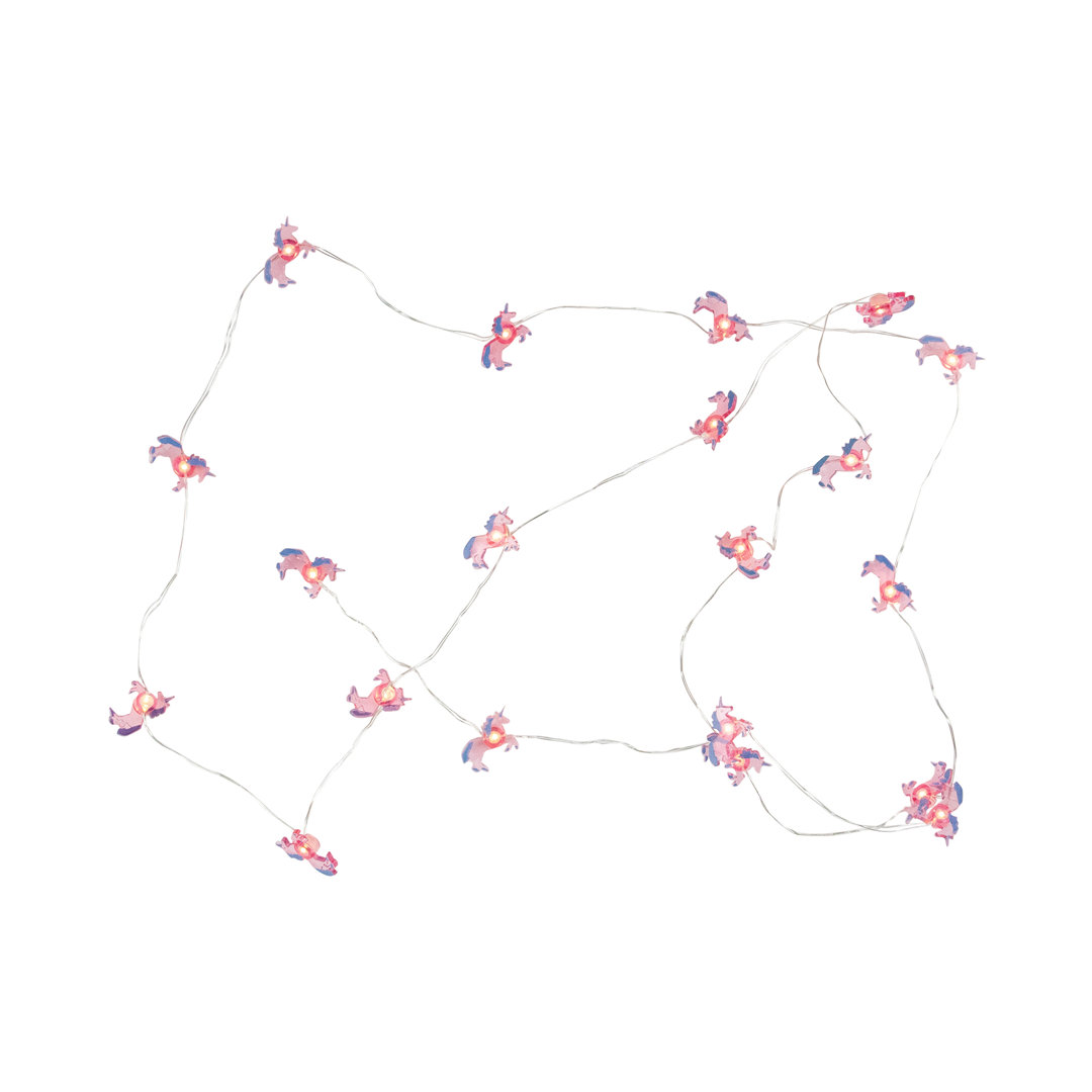 10-Count LED Pink Unicorn Fairy Lights - Warm White Northlight Seasonal
