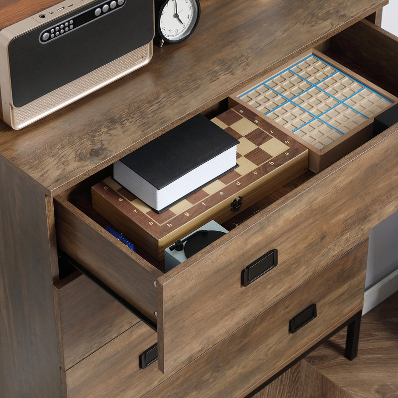 Dowlin 80cm W 4 - Drawer Chest of Drawers