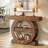 41.3" Farmhouse Console Table, 3-Tier Sofa Table with Storage Shelves for Living Room, Hallway, Foyer-502039973