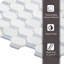 11" x 12" Natural Stone Marble Look Subway Wall & Floor Tile