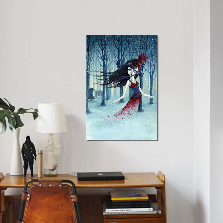 «Eernal Winter Circus» par Megan Majewski - Impression sur toile, H 60 po x l 40po x P 1,5 po, Toile tendue, Pas de tapis