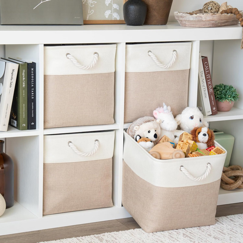 Rebrilliant Fabric Storage Bag, Beige