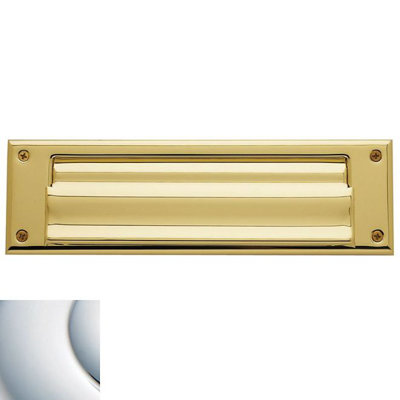 10 in x 3 in Brass Mail Slot