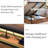 Full Size Lift-Up Storage Bed Frame - Featuring Bookcase Headboard, Led Lights, Charging Station, No Box Spring Needed-2079875608
