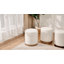 Repose-pieds rembourré en molleton 16,9 po H 16,9 po-1737280578