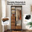 CD007 80cm Rolling Portable Wardrobe-125083444