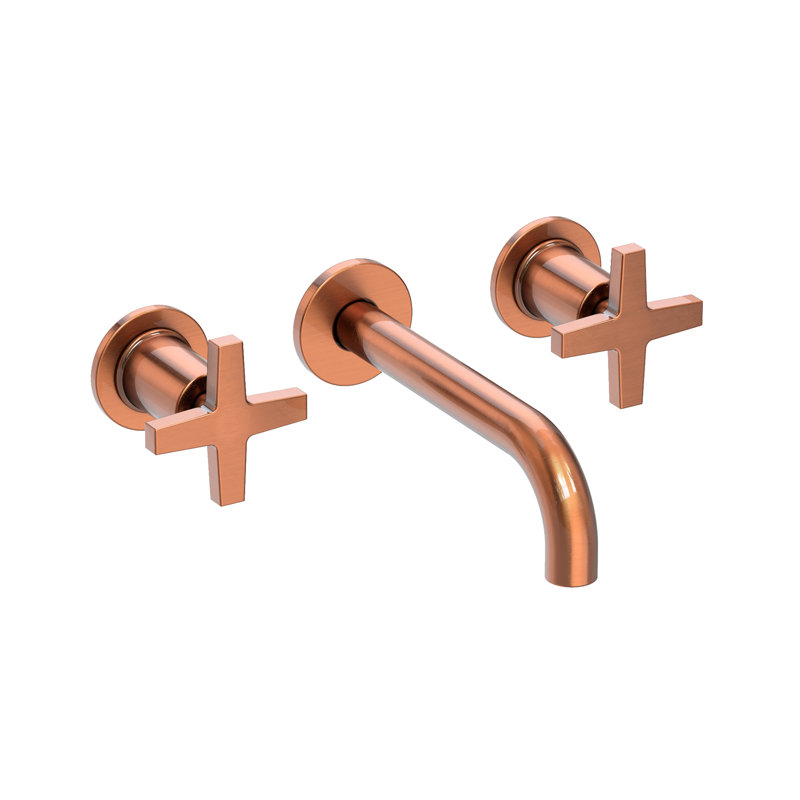 Dorrance Wall Mount Bathroom Faucet, Antique Copper