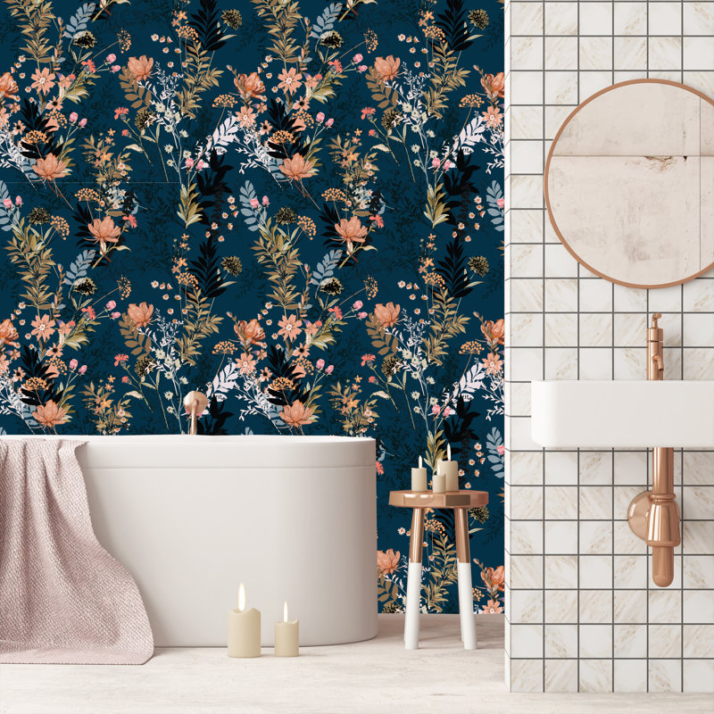 Erastes Autumn 10' L x 24" W Peel and Stick Wallpaper Roll