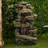Outdoor Weather Resistant Floor Fountain with Light