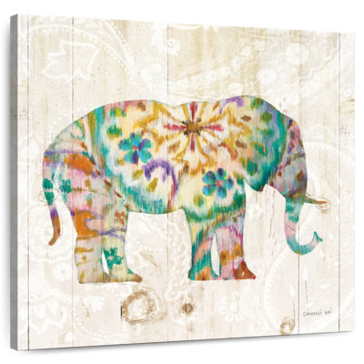 Brampt Boho Paisley Elephant I