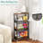 Slim Rolling Storage Cart With Wooden Top For Small Spaces (Maximize Kitchen Organization And Style)