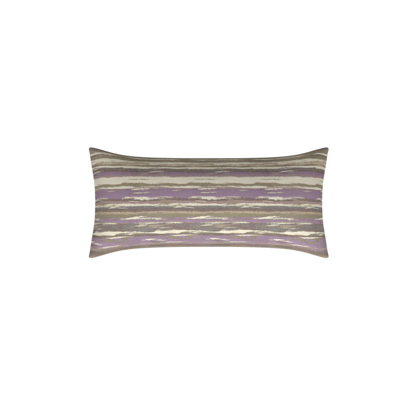 Ocala No Decorative Addition Feather Reversible Throw Pillow, 12" x 26"