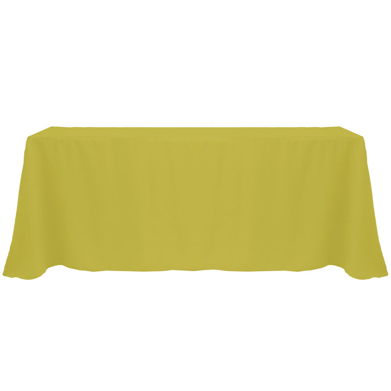 Solid Color Tablecloth, 156" x 90", Acid Green, 1