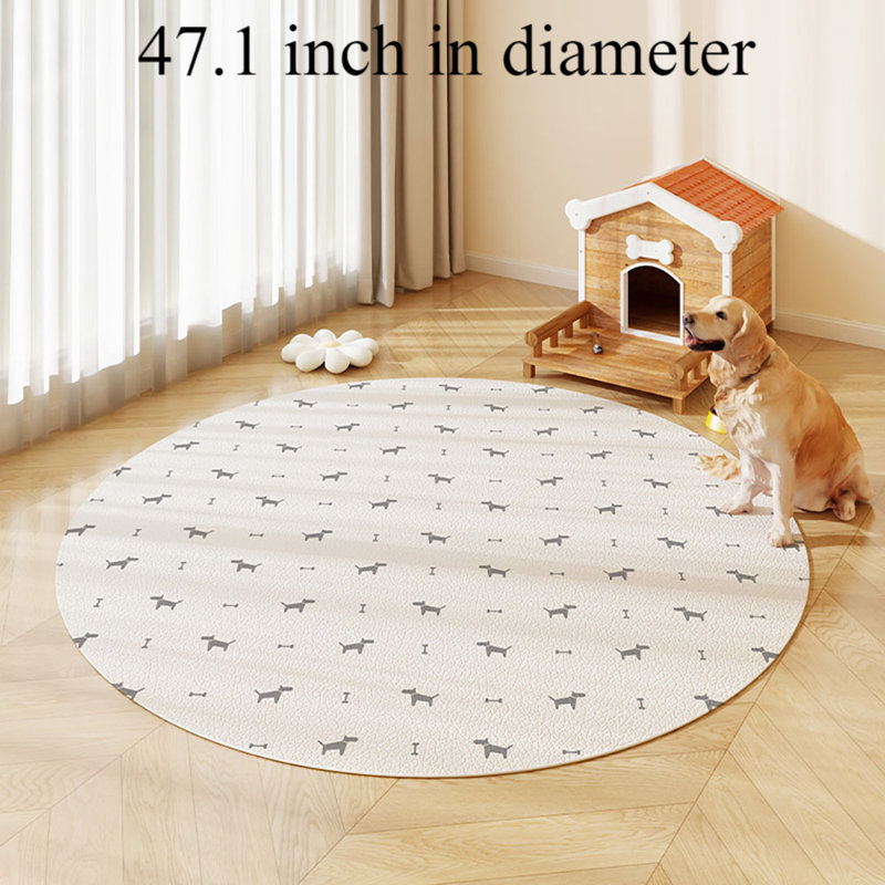 Tapis pour animaux, H 0,5 po x l 47 po x P 47 po